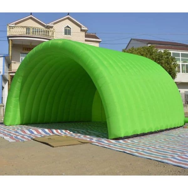 Free delivery 12mWx7mDx6mH (40x23x20ft) Customized Oxford Cloth Inflatable Tunnel Tent With Rear Entrance,Outdoor Event Dome Arch Shelter For Sale