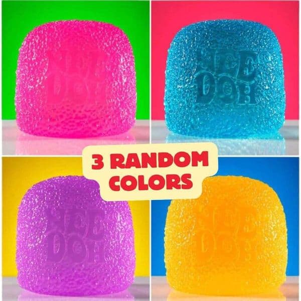 Schylling NeeDoh Gumdrop Textured Sensory Fidget Toy Colors May Vary 3 Pack e0e