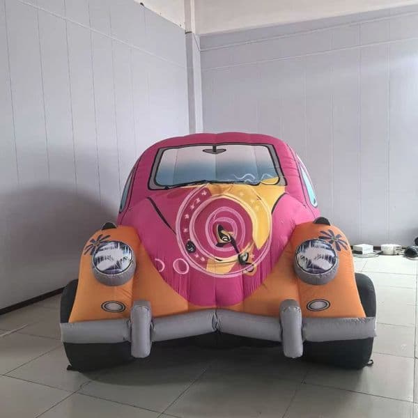 with blower Inflatable Beetle Car Air Model Beauty Chen Decoration Game Party