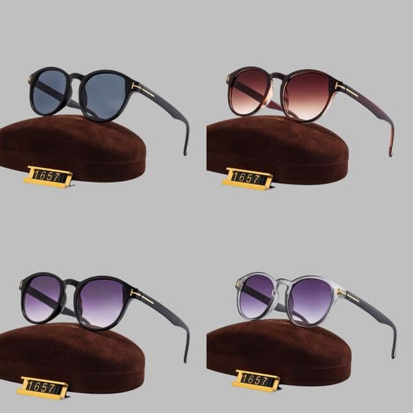 1657 FF Top luxury Sunglasses lens designer womens Mens Goggle senior Eyewear For Women eyeglasses frame Vintage Metal Sun Glasses hj868