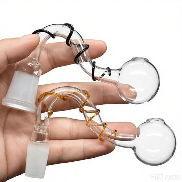 Wholesale Clear Glass Oil Burner Bowl Bubbler 14mm 18mm Male female DownStem Colorful Spiral Smoking banger Bowls Slide For Water Hookahs Bongs pipe