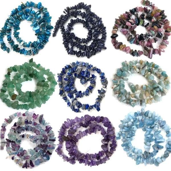 Natural Chips Stone Irregular Gravel Crystal quartz Beads For Jewelry Making DIY Bracelet Necklace Accessories 16inches