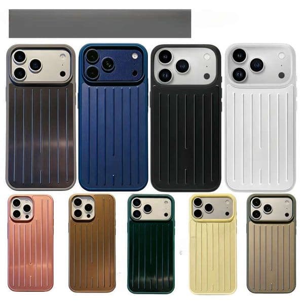 NEW phone case luggage designed phones Phone Case for Apple iPhone Air 17 Pro Max 16e 15 14 Plus Made of polycarbonate and aluminum