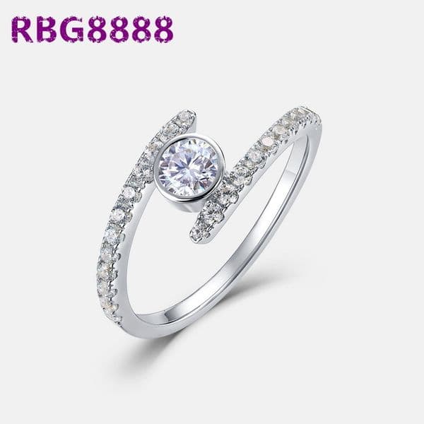 Madonna 6/7/8/9ct ZhengZhou Lab Created Diamonds Rings Grower Moissanite Custom Wholesale
