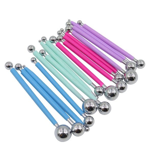 Stainless Steel Cake Flower Ball Modelling Pastry Fondant Tools Decorating Sugarcraft Mould Decor Model DIY Tool 8 Sizes