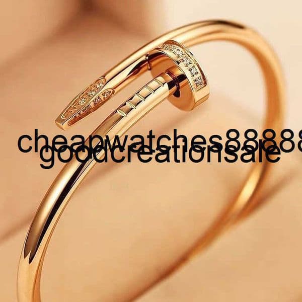 Nail brand designer jewellery Nail Bracelet female couple Bracelet rose gold bracelet male titanium steel bracelet Jewelry letterable Bracelet Gift