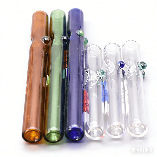 Colorful 11.5cm/17.5cm Thick heady Labs Glass herb tobacco Pipe mini Brand glass hand pipe Steamrollers pipes for smoking