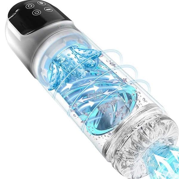 Automatic Male Masturbator for Men Sex Toys Thrusting 100 Waterproof Rotating Pump Adult Licking Products Stroker Sucking