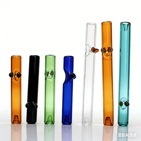 Wholesale Colorful Portable 11.5cm/17.5cm Thick heady Labs Glass herb tobacco Pipe for smoking mini Brand Quality glass hand pipe Steamrollers pipes