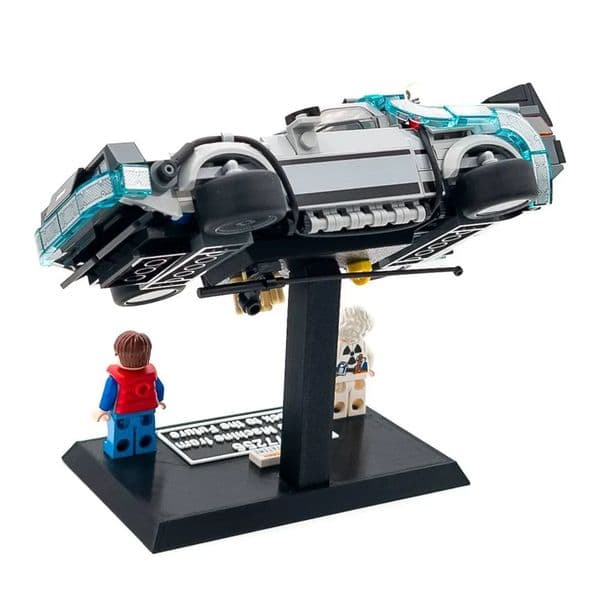 Time Traveler's LEGO Showcase Baseplate for Model Builders Fits Collection Number 77256 (No Vehicle Provided)