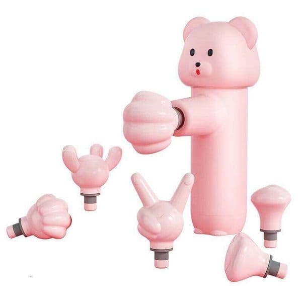 Mini Fascia Cute Massage Gun Deep Muscle Handheld Percussion Massager for Workout Recovery Travel Home