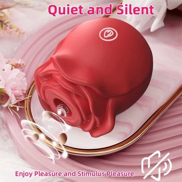 Red Rose Toy Simulation Vibrator for Women Powerful Sucking Vibrators 10 Mode G Spots Vaginal Clitoral Massager Nipple Sexy