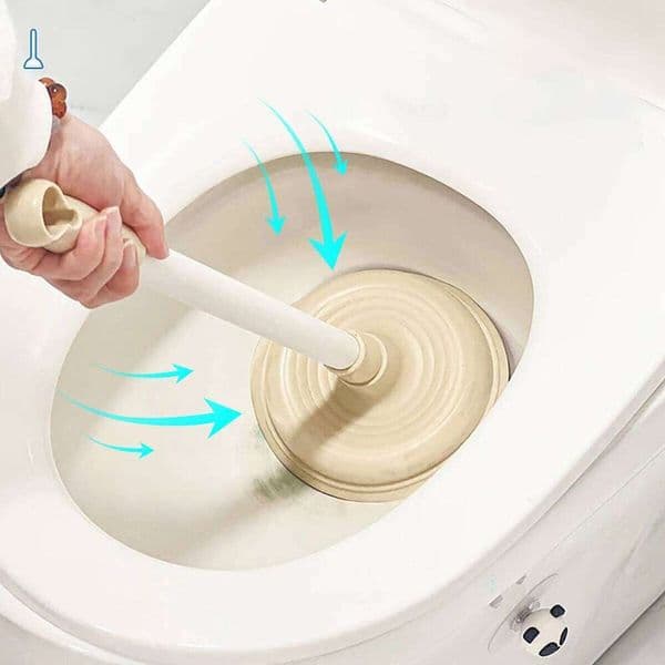 Long Handle Plunger Detachable High-Pressure Pump Anti Clogging Drain Cleaners Toilet Unblocker With Hooks Bathroom Tools