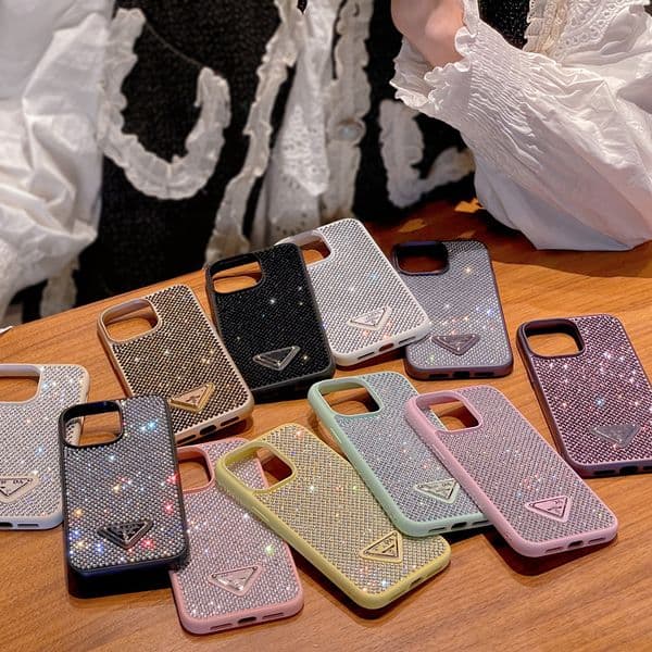 Light Luxury Diamond Phone Case Hot Sale Suitable for iPhone 17 Pro Max High-End Apple Phone Case