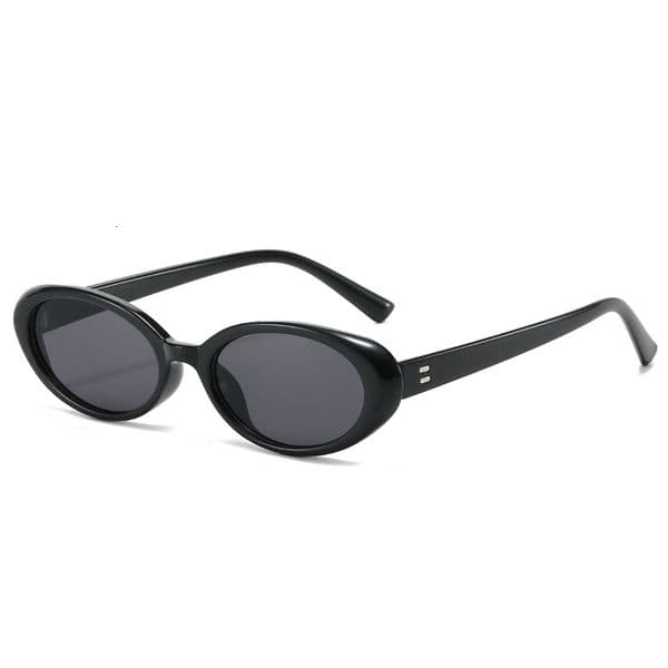 High Quality 5035 UV Protection Glasses Retro Oval Small Frame for Women European and American Trendy Internet Celebrity Popular Sunglasses