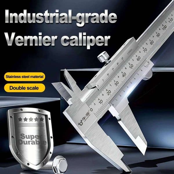 1pc Stainless Steel Vernier Caliper, Precision Measurement Tool for DIY Projects