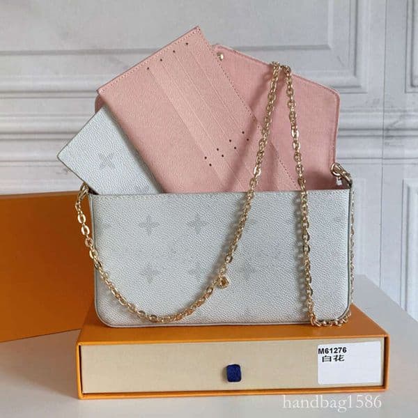 Luxurys Designer Bag Women Handbag Favorite Multi Accessories 3 Pcs/set Woman Crossbody Purse Flowers Shoulder Lady Leather Messenger Bag m45631 08 18