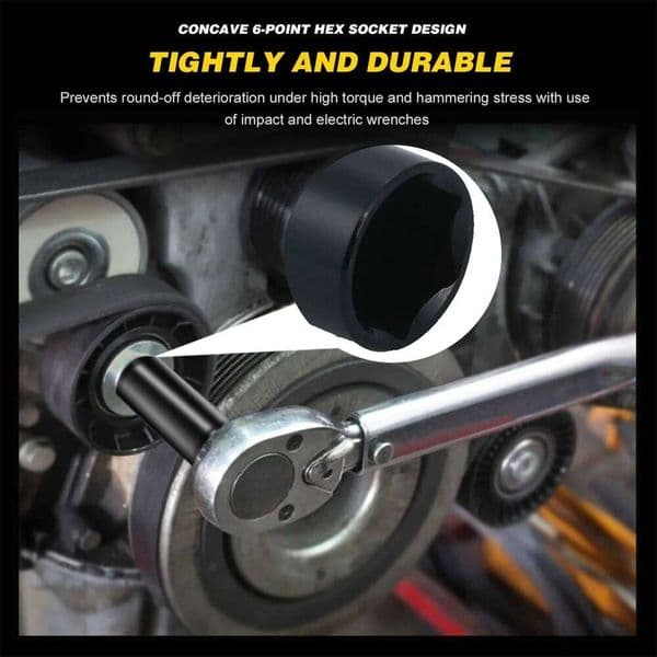 10pcs 1/2" Impact Universal Metric Drive Deep Socket Set Wrench for Air Pneumatic Repair Tools