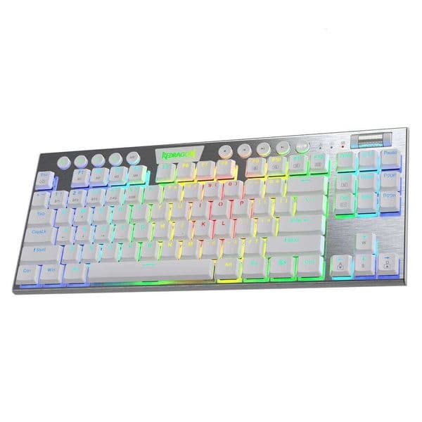 Redragon K621 Horus TKL Wireless RGB Low Profile Mechanical Keyboard Wired 80% Ultra-Thin Bluetooth Red/Brown/Blue Switches S260430