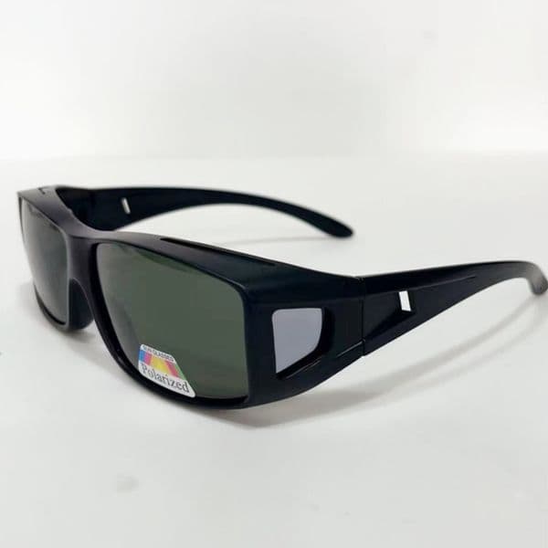 Polarized Yellow Lens Night Vision Sunglasses Black Frame UV Protection Outdoor Driving Sun Shades Eyeglasses for Women