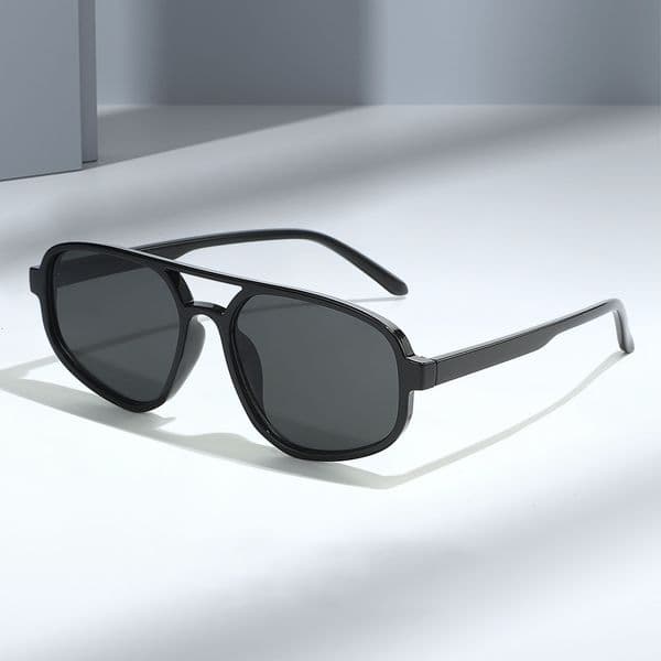 Free Shipping Coolfang New Fashion Double-Beam Internet Celebrity Street Style Personality Simple Glasses Sunglasses