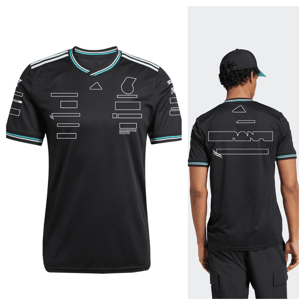 F1 2025 team driver T-shirt Formula 1 Racing POLO shirt unisex summer new extreme sports short-sleeved racing suit High Quality Replica Breathable Fans Top