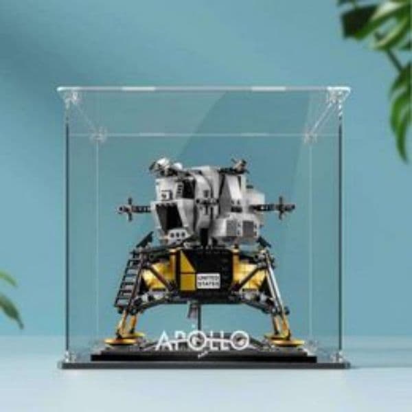 2026 Acrylic Box, Suitable For 10266 Apollo 11 Lunar Module Transparent Dust Cover, Lego Building Block Display Box