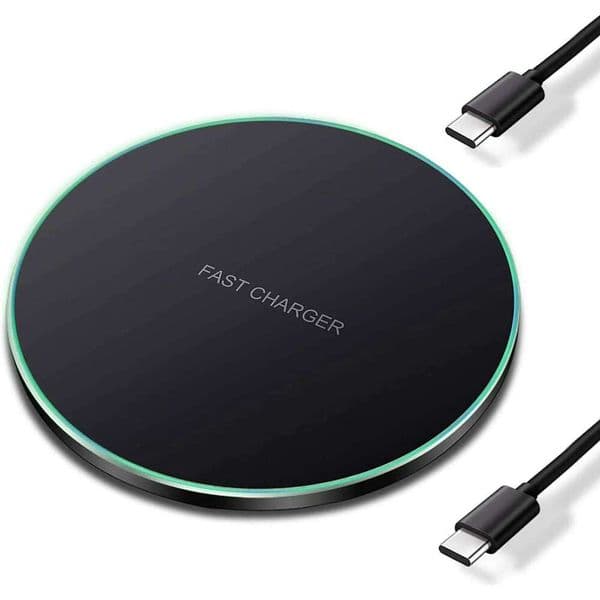 Fast Charger Pad Wireless Phone Charging Station Compatible for iPhone 17 16 15 14 13 12 11 SE Pro Max AirPods Samsung