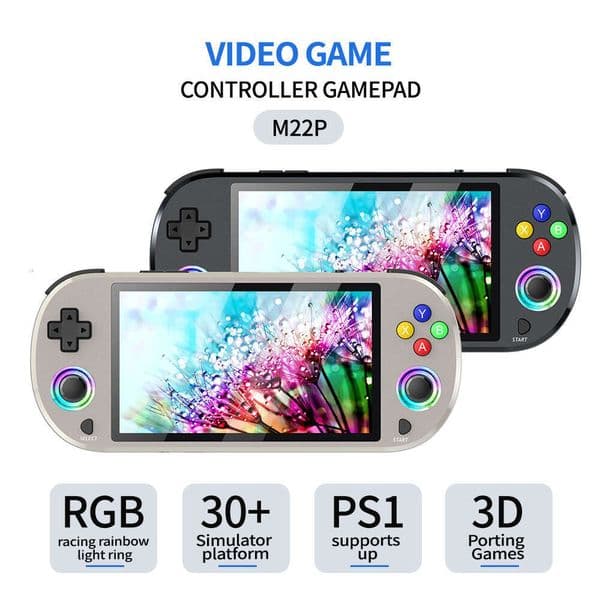 M Pro Handheld High Definition Inch Game Console Dual Player Retro Arcade Console
