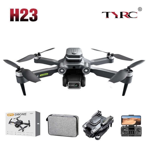 Brushless GPS Drone Optical Flow Dual Lens Electronically Controlled Aerial Photography Four-Axis H23 With FourSided Obstacle Avoidance Remote Control