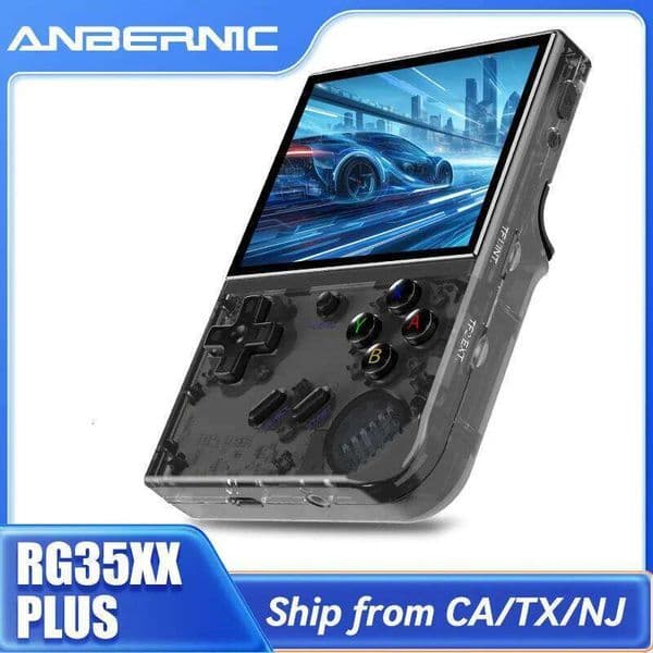 ANBERNIC RG35XX PLUS Handheld Game Console Linux System 3.5'' IPS Screen Streaming HD-Output Retro Portable Video Player Gifts S260504