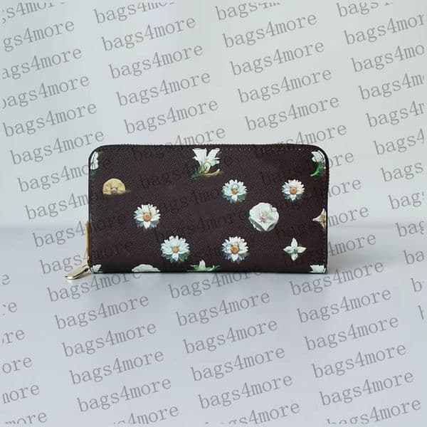 Fashion Wallets for Women's Small Leather Goods Sold with box Packaging Zippy Wallet For Sales