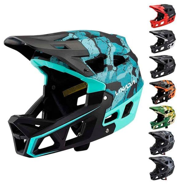 2026 new Full Face Racing Downhill MTB for Men/Women Adult Mountain Bike Helmet with Visor Over 31 Vent 26W0506 free shipping