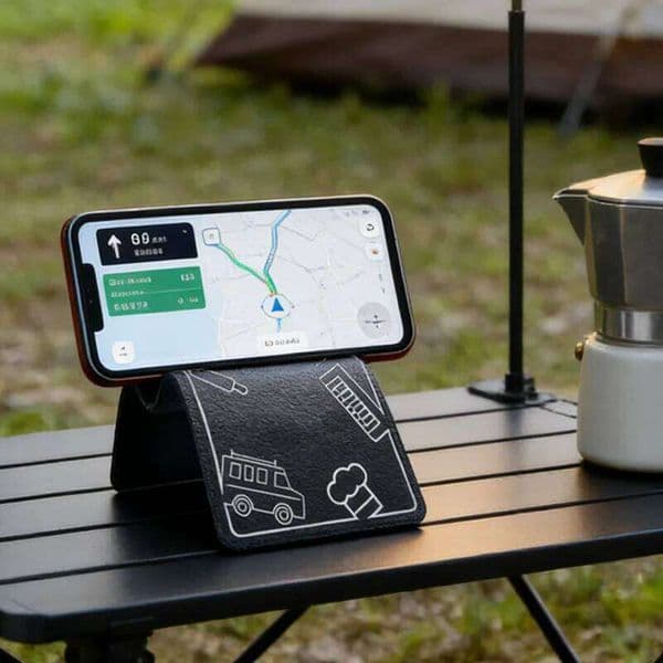 Universal Multifunctional Foldable Phone Holder Graffiti Design Adjustable Desktop Bracket for All Mobile Phones and Tablets