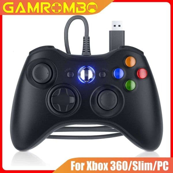 GAMROMBO Game Controller For Xbox 360/Slim/Windows7/8/10 Gamepad Wired/Wireless Controle Joystick Dual Vibration Gaming Rocker S260506