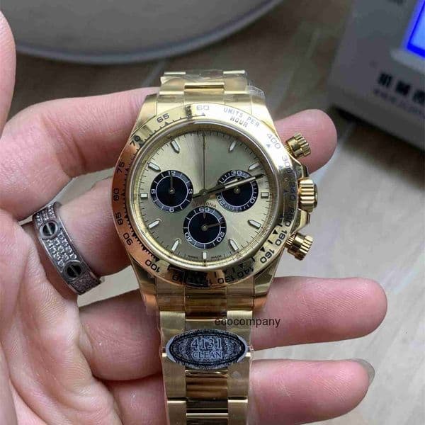 Top quality dayton watch day tona mens watch super clone watches 4131 mechanical movement designer watch sapphire glass 40mm 904L steel with box 97R1