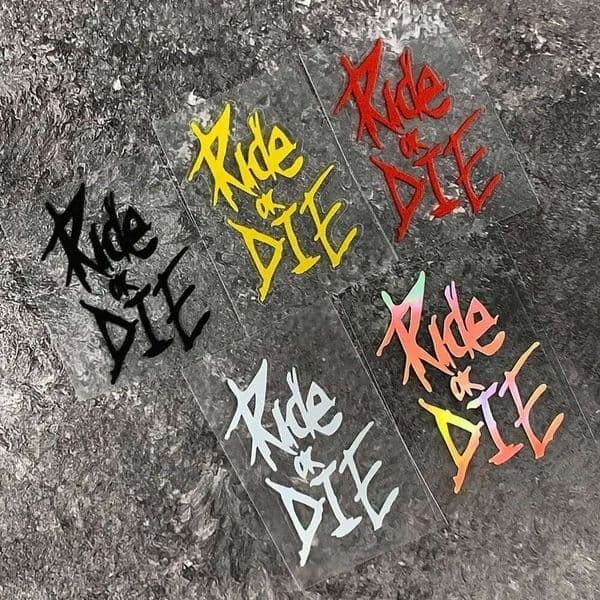 Car Bicycle Waterproof Vinyl Stickers, Motorcycle Stickers