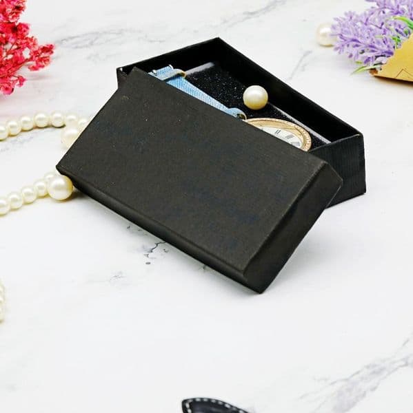 Fashion Watch Boxes With High-End Universal Reusable Eco-Friendly Paperboard Bangle Gift Box with Embossing Printing Sponge Lining Customizable