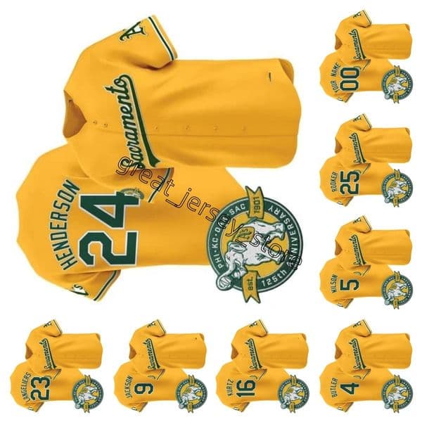 Brent Rooker JJ Bleday Reggie Jackson Rickey Henderson Shea Langeliers Zack Gelof Athletics baseball jersey Custom S-4XL Men 2026 City