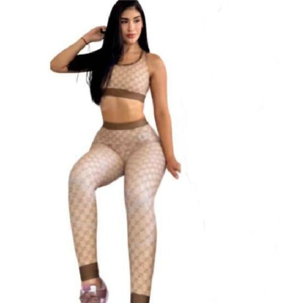 Yoga Activewear Women Tracksuit Graffiti Sportswear Yoga Set For Women Workout Set Clothes Gym Clothes 2 Piece Set Leggings
