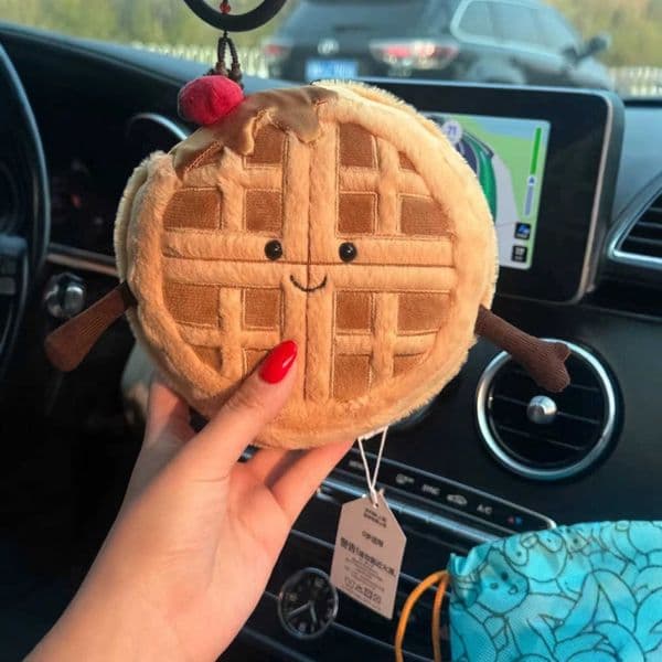 Puppets Trendy Waffle Dessert Series Super Cute High-Value Ins Plush Doll Baby Comfort Toy Figurine