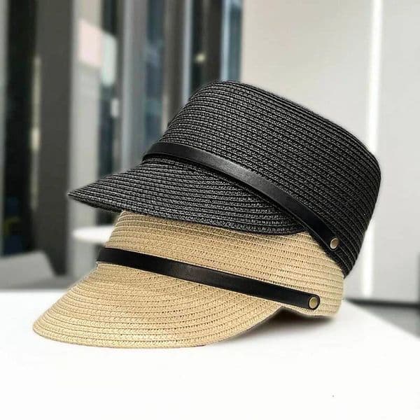 Fashion Summer Straw Visors Hat Women Large Brim Sun Protection Baseball Cap For Vacation Beach Outdoor Peaked Caps