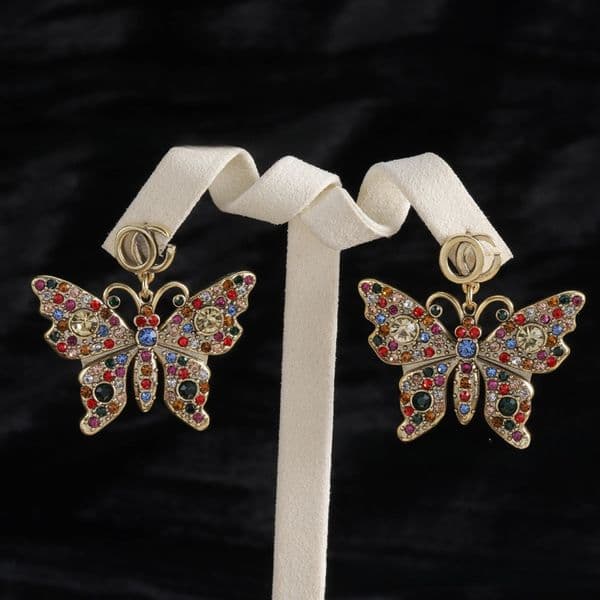Vintage Color Dangle Drop Earrings for Women Designer Jewelry Party Wedding Lovers Gift