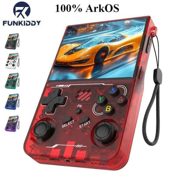 100% ArKOS R36XX Retro Handheld Console Linux System 3.5 Inch I Screen 64/128GB/256GB Game Player New updated 2026 26Y0509