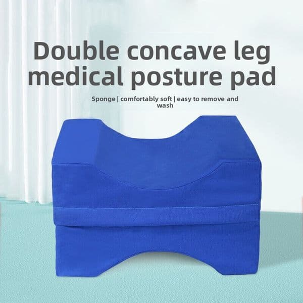 Leg support elderly bedridden individuals, anti-decubitus side leg pillow, position cushion for paralyzed patients, lower limb elevation pad, care pad