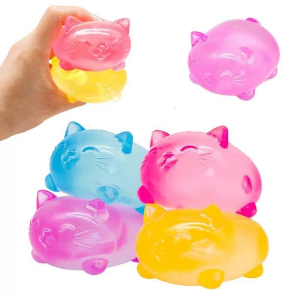 Bestselling Popular Same-Style Kitten Maltose Squishy, Stress Relief Toy, Slow Rebound Vent Toy for Kids Wholesale