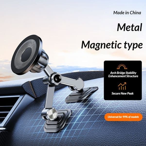2026 Metal Gravity All-Aluminum Car Dashboard Navigation Special Mobile Phone Car Mounting Bracket