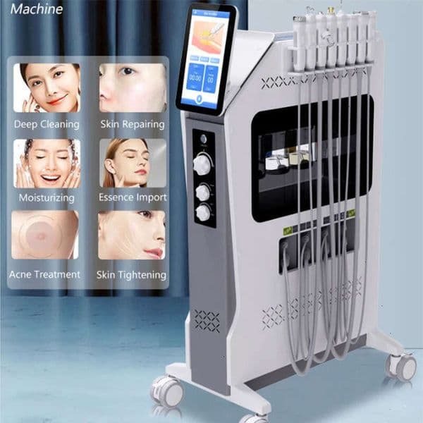 Upd Upd 8 In 1 Water Oxygen Machine Skin Rejuvenation Face Care Cleaning Spa Beauty Machine