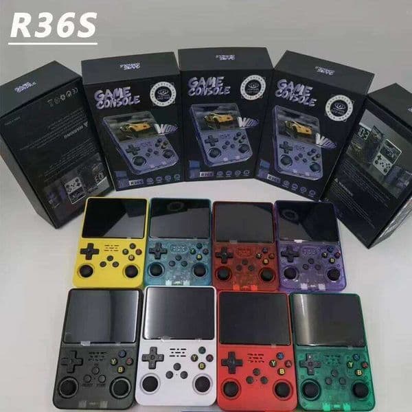 FLLAPT R36S Retro Handheld Console Linux System 3.5 Inch IPS Screen Portable Pocket Video Player 128GB 64GB Game W260511
