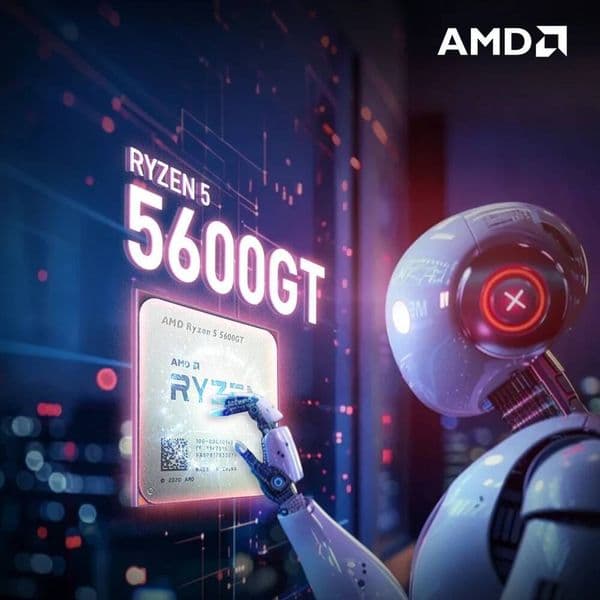 NEW AMD Ryzen 5 5600GT 6-Core 12-Thread Processor 36GHz 65W L316M DDR4 PCIe 30 Socket AM4 7NM R5 5600GT but No Fan